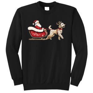 Golden Doodle Christmas Santa Dog Sweater Sweatshirt