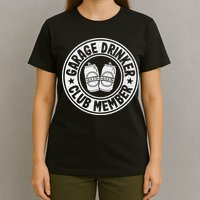Garage Drinker Club Member Day Drinking Dad Beer T-Shirt