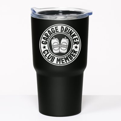 Garage Drinker Club Member Day Drinking Dad Beer Tumbler
