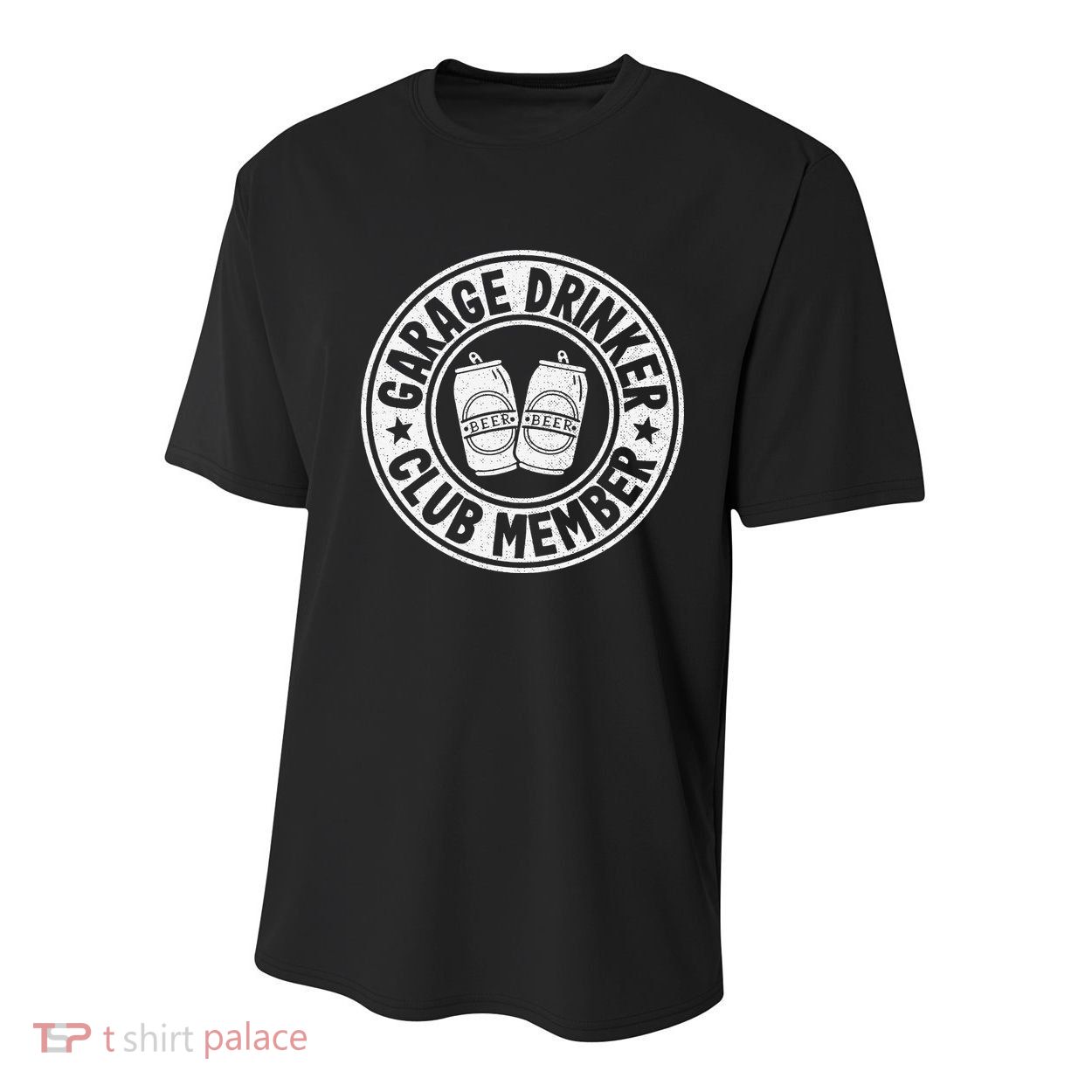 Garage Drinker Club Member Day Drinking Dad Beer Youth Performance Sprint T-Shirt