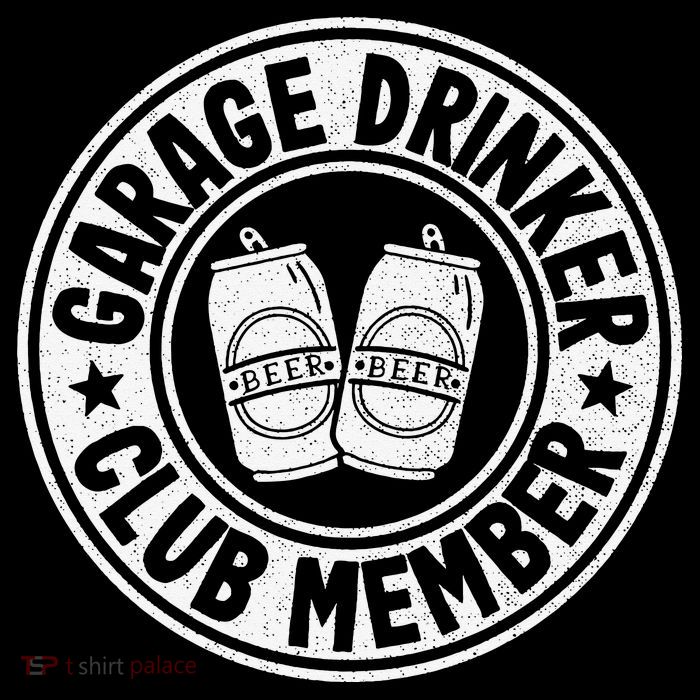 Garage Drinker Club Member Day Drinking Dad Beer Youth Performance Sprint T-Shirt