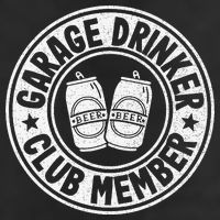 Garage Drinker Club Member Day Drinking Dad Beer Golf Towel