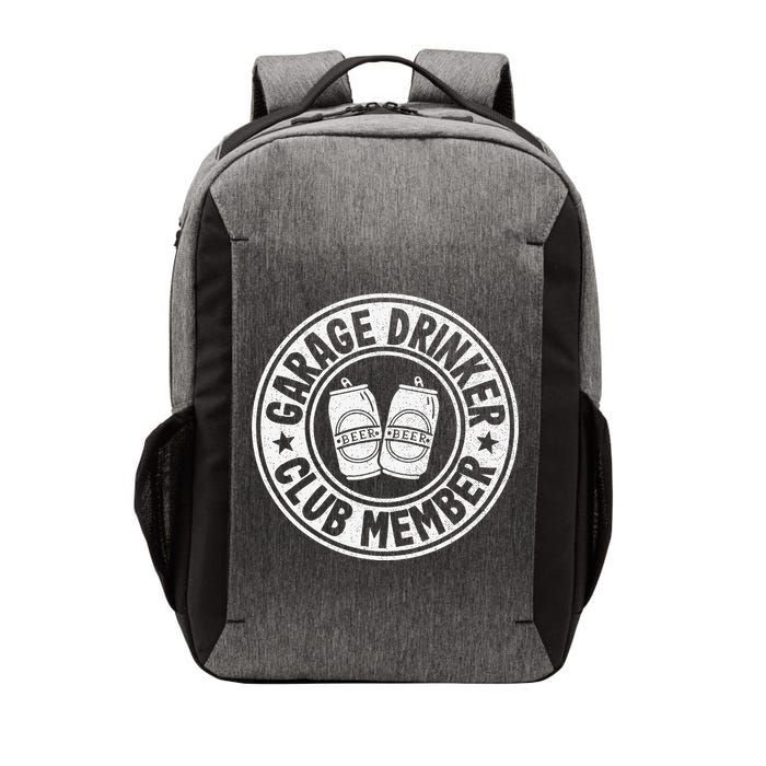 Garage Drinker Club Member Day Drinking Dad Beer Vector Backpack