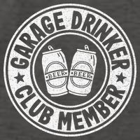 Garage Drinker Club Member Day Drinking Dad Beer Vector Backpack