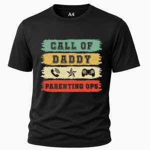 Gamer Dad Call Of DaddyCall Of Dad Parenting Ops Premium Cooling Performance Crew T-Shirt