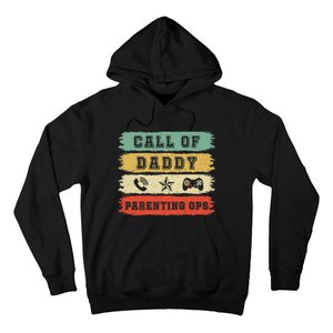 Gamer Dad Call Of DaddyCall Of Dad Parenting Ops Premium Hoodie