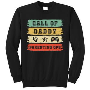 Gamer Dad Call Of DaddyCall Of Dad Parenting Ops Premium Sweatshirt