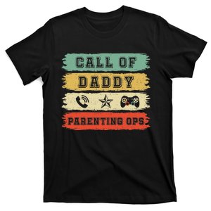 Gamer Dad Call Of DaddyCall Of Dad Parenting Ops Premium T-Shirt