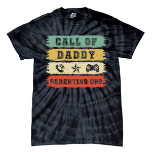 Gamer Dad Call Of DaddyCall Of Dad Parenting Ops Premium Tie-Dye T-Shirt