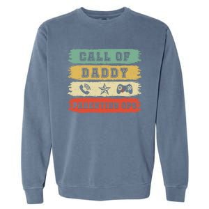 Gamer Dad Call Of DaddyCall Of Dad Parenting Ops Premium Garment-Dyed Sweatshirt