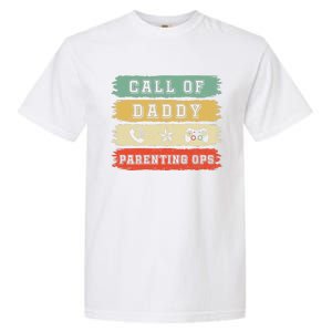 Gamer Dad Call Of DaddyCall Of Dad Parenting Ops Premium Garment-Dyed Heavyweight T-Shirt