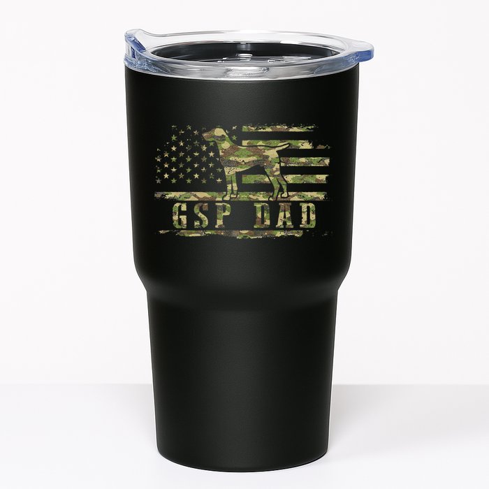 Gsp Dad Camo American Flag German Shorthaired Pointer Dog Tumbler