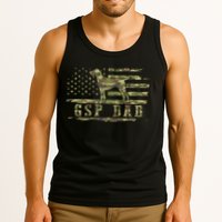 Gsp Dad Camo American Flag German Shorthaired Pointer Dog Tank Top