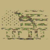 Gsp Dad Camo American Flag German Shorthaired Pointer Dog Button