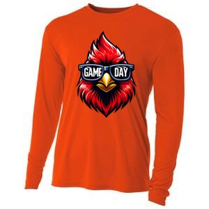 Game Day Cardinal Cool C.A.R.D.I.N.A.L.S In Sunglasses Cooling Performance Long Sleeve Crew