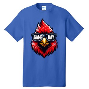 Game Day Cardinal Cool C.A.R.D.I.N.A.L.S In Sunglasses Tall T-Shirt