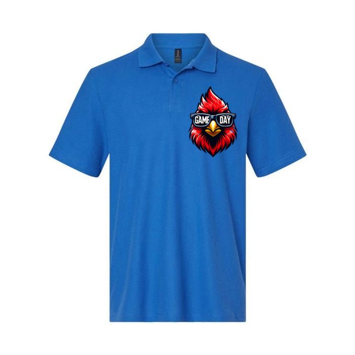 Game Day Cardinal Cool C.A.R.D.I.N.A.L.S In Sunglasses Softstyle Adult Sport Polo