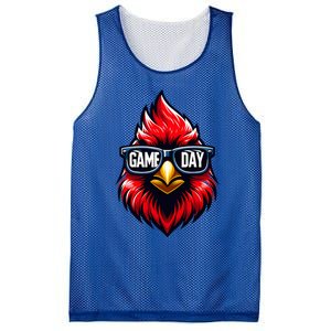 Game Day Cardinal Cool C.A.R.D.I.N.A.L.S In Sunglasses Mesh Reversible Basketball Jersey Tank