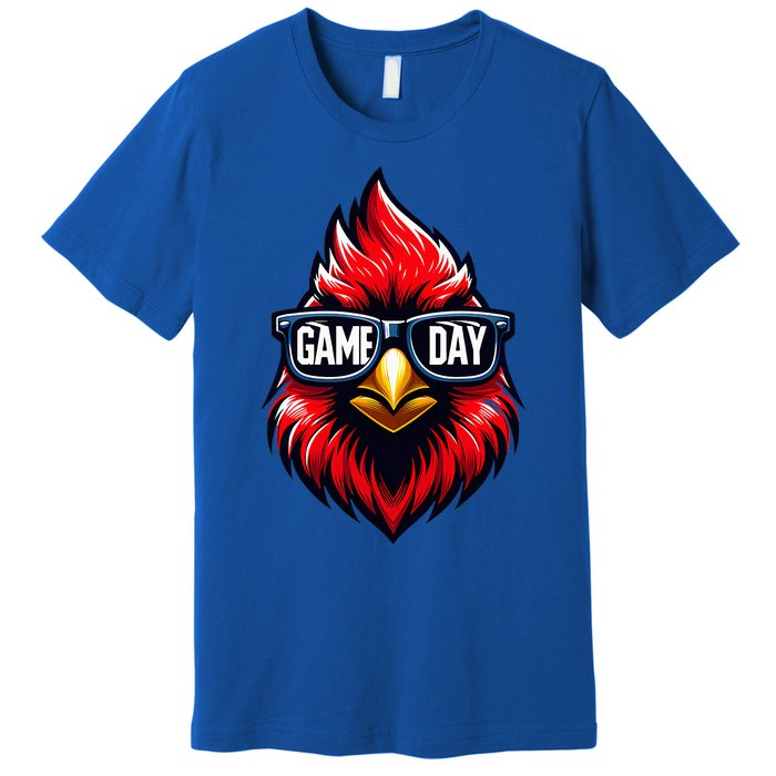 Game Day Cardinal Cool C.A.R.D.I.N.A.L.S In Sunglasses Premium T-Shirt