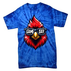 Game Day Cardinal Cool C.A.R.D.I.N.A.L.S In Sunglasses Tie-Dye T-Shirt