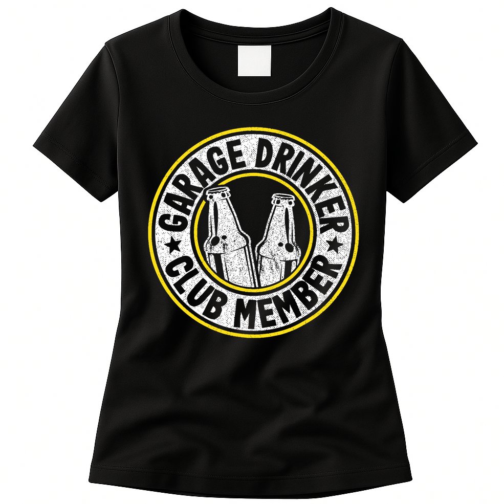 Garage Drinker Club Member Womens T-Shirt