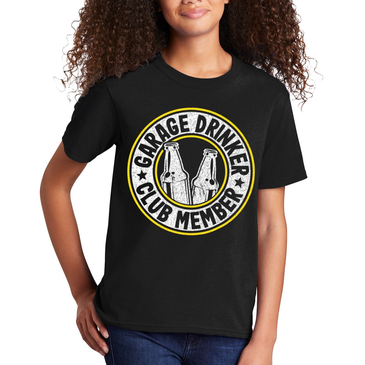 Garage Drinker Club Member Kids T-Shirt
