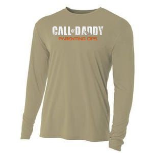 Gamer Dad Call Of Daddy Parenting Ops Funny Fathers Day Cooling Performance Long Sleeve Crew