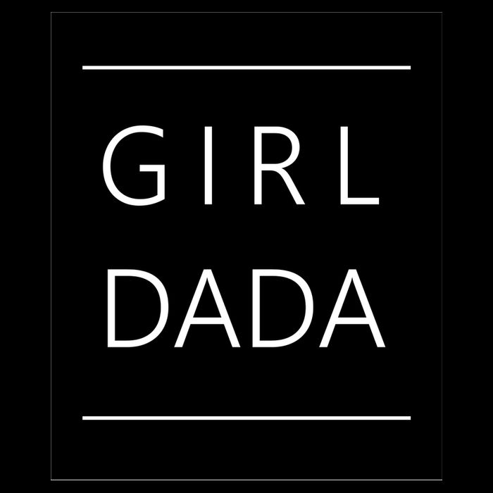Girl Dada Cute Gift For Dad Flatbill Hat