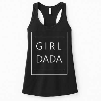 Girl Dada Cute Gift For Dad Womens Tank Top