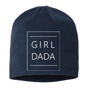 Girl Dada Cute Gift For Dad Sustainable Beanie