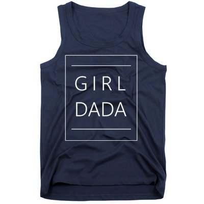 Girl Dada Cute Gift For Dad Tank Top