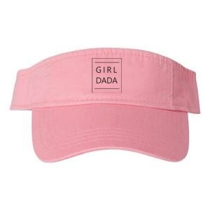 Girl Dada Cute Gift For Dad Valucap Bio-Washed Visor