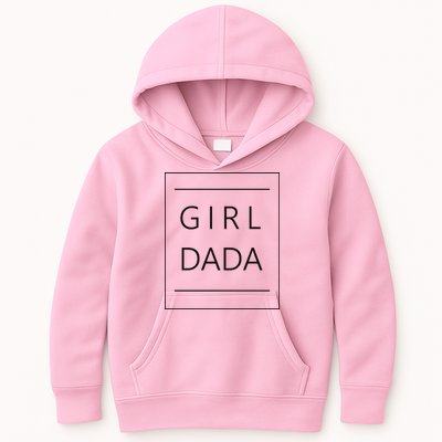 Girl Dada Cute Gift For Dad Kids Hoodie