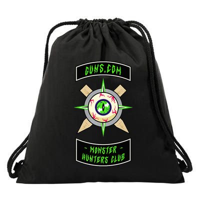 Guns Dot Com Monster Hunters Club Drawstring Bag