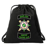Guns Dot Com Monster Hunters Club Drawstring Bag