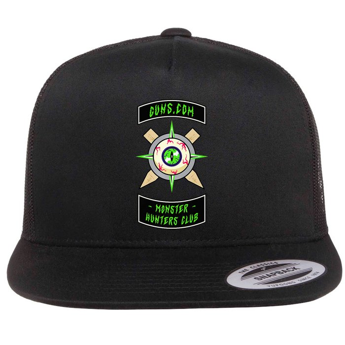 Guns Dot Com Monster Hunters Club Flat Bill Trucker Hat
