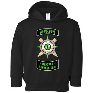 Guns Dot Com Monster Hunters Club Toddler Hoodie