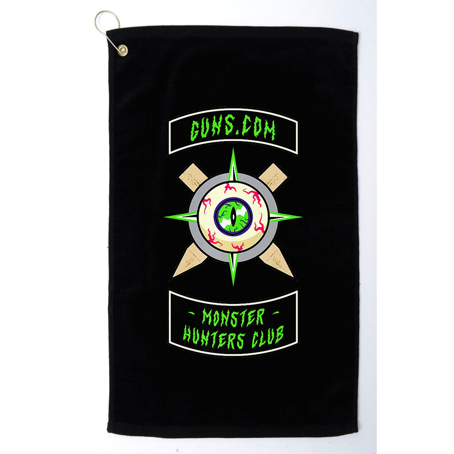 Guns Dot Com Monster Hunters Club Golf Towel