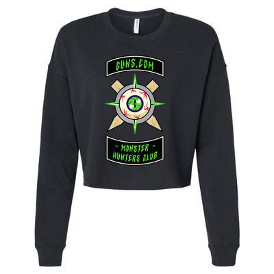 Guns Dot Com Monster Hunters Club Cropped Pullover Crew
