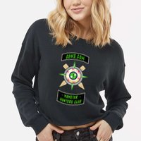 Guns Dot Com Monster Hunters Club Cropped Pullover Crew