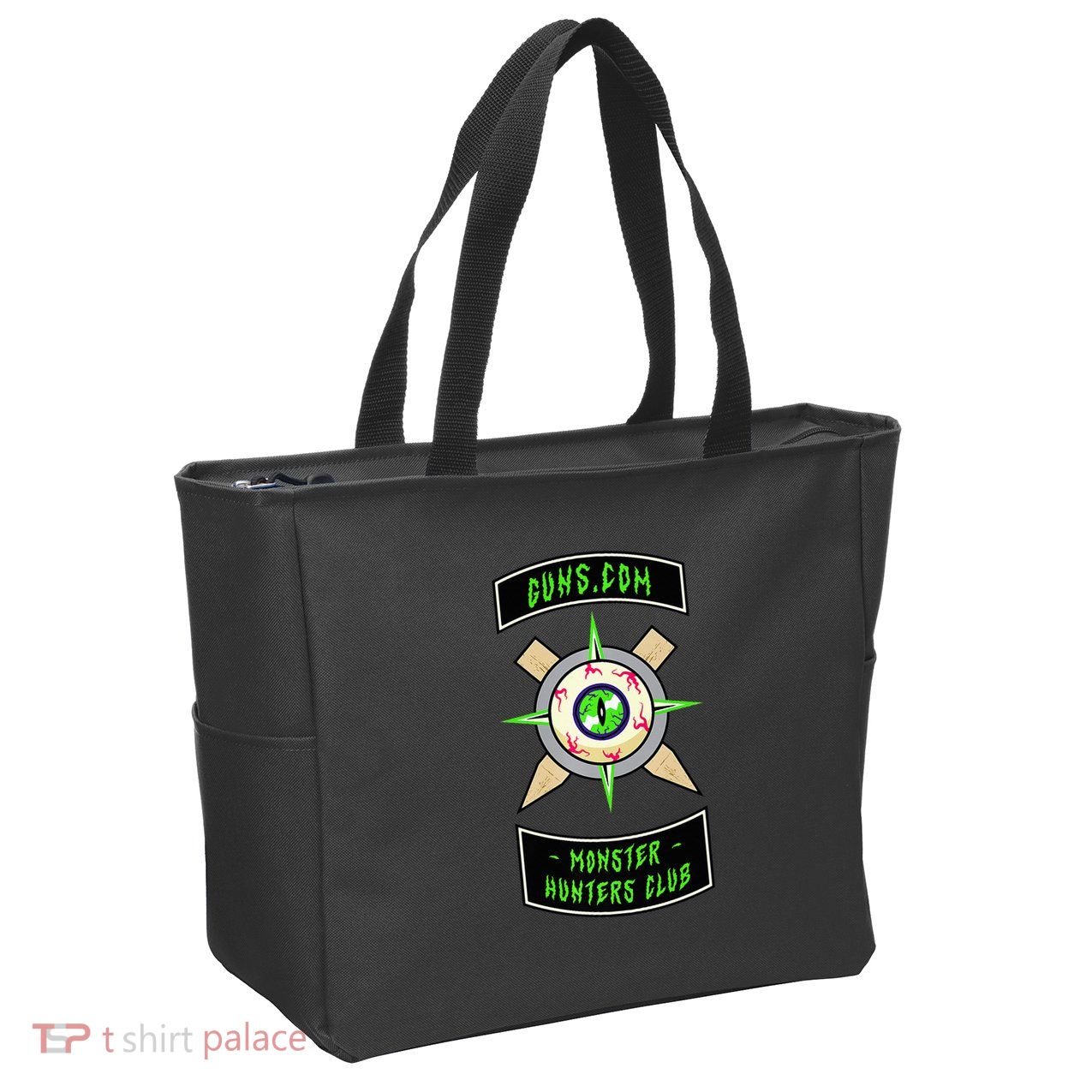 Guns Dot Com Monster Hunters Club Zip Tote Bag