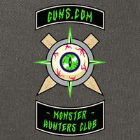 Guns Dot Com Monster Hunters Club Cotton Canvas Backpack