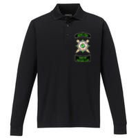 Guns Dot Com Monster Hunters Club Performance Long Sleeve Polo