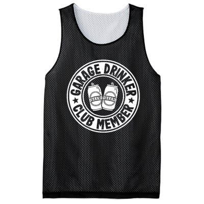 Garage Drinker Club Member Day Drinking Dad Beer Garage Mesh Reversible Basketball Jersey Tank