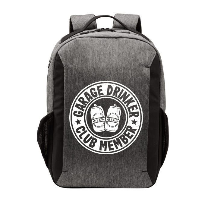 Garage Drinker Club Member Day Drinking Dad Beer Garage Vector Backpack
