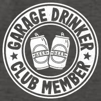 Garage Drinker Club Member Day Drinking Dad Beer Garage Vector Backpack