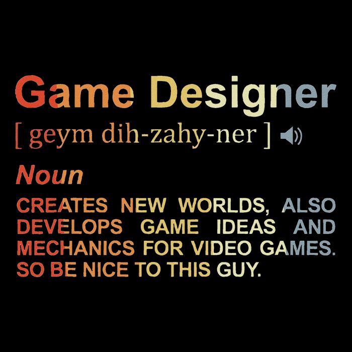 Game Designer Definition Game Programmer Game Dev 16 in Basic Backpack