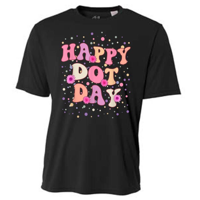 Groovy Dot Day For Teacher Happy Dot Day Gift Cooling Performance Crew T-Shirt