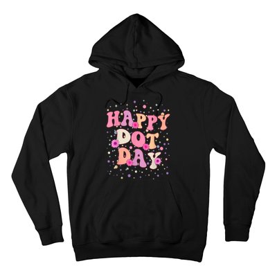 Groovy Dot Day For Teacher Happy Dot Day Gift Hoodie