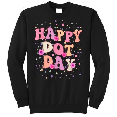 Groovy Dot Day For Teacher Happy Dot Day Gift Sweatshirt